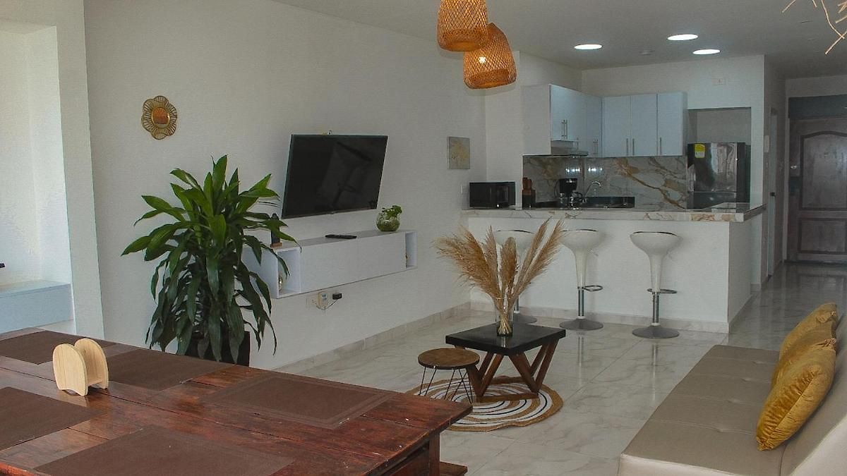 Gran Con Vista Al En Apartamento *